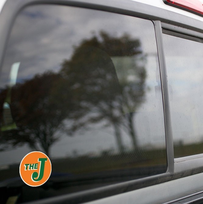 Vinyl Sticker - Elgin Joliet &amp; Eastern (EJE) Logo (Orange/Green)