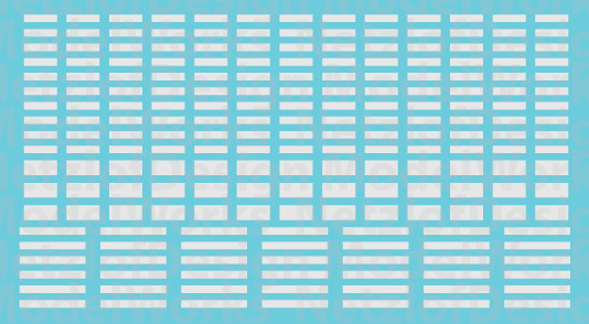 FRA Blocks, Non-Reflective Waterslide Decals