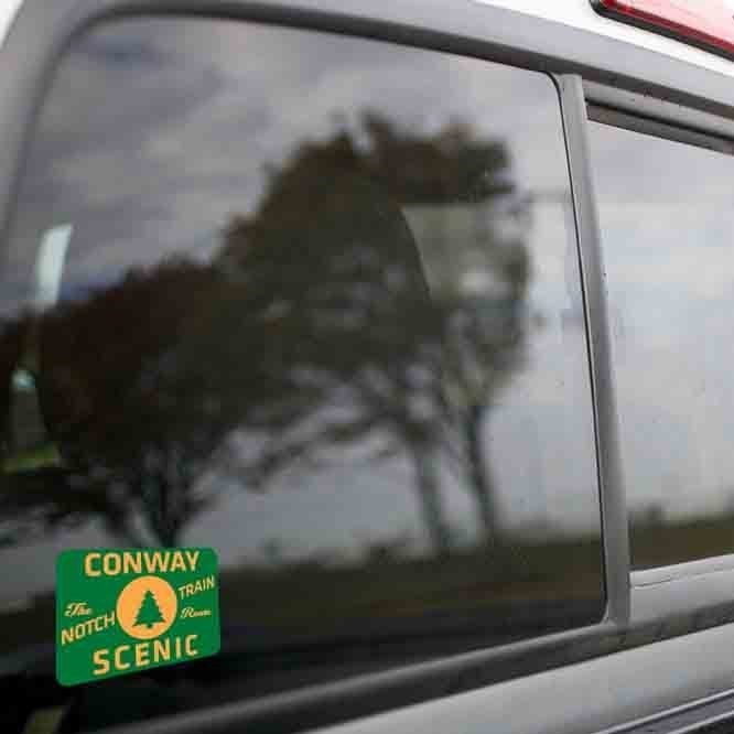 Vinyl Sticker - Conway Scenic (CSRX Green/Orange) Logo