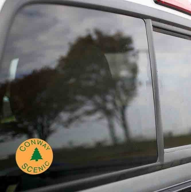 Vinyl Sticker - Conway Scenic (CSRX Orange/Green) Logo