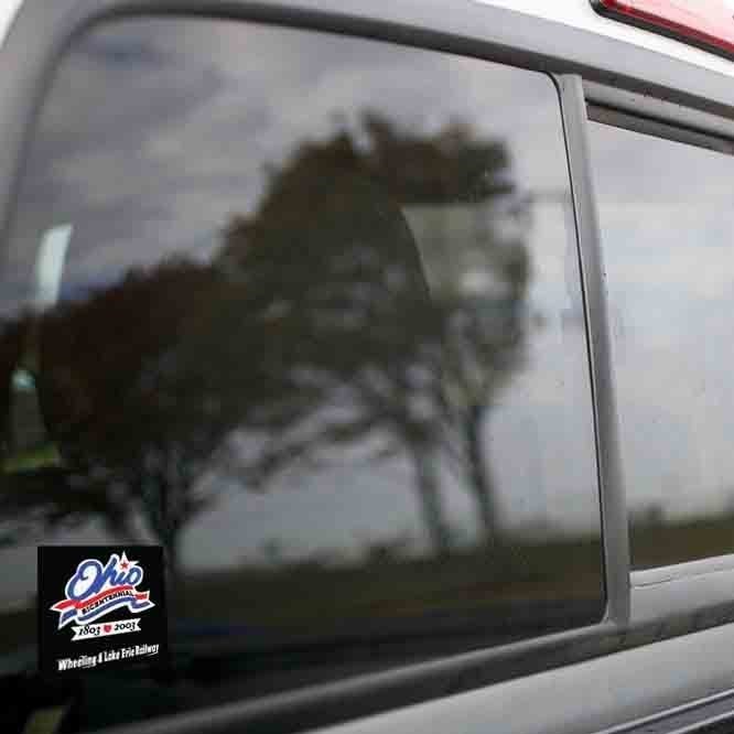 Vinyl Sticker - Wheeling and Lake Erie (WE Ohio Bicentennial) Logo