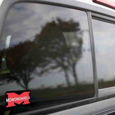 Vinyl Sticker - Monongahela Railway (MGA Black/Red) Logo