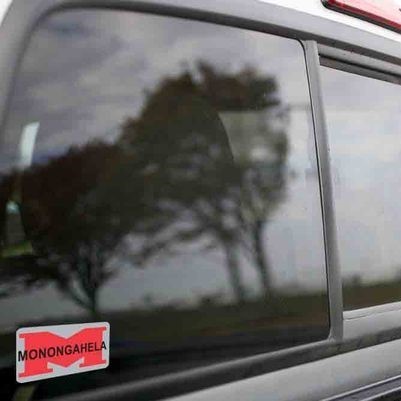 Vinyl Sticker - Monongahela Railway (MGA Gray/Red) Logo