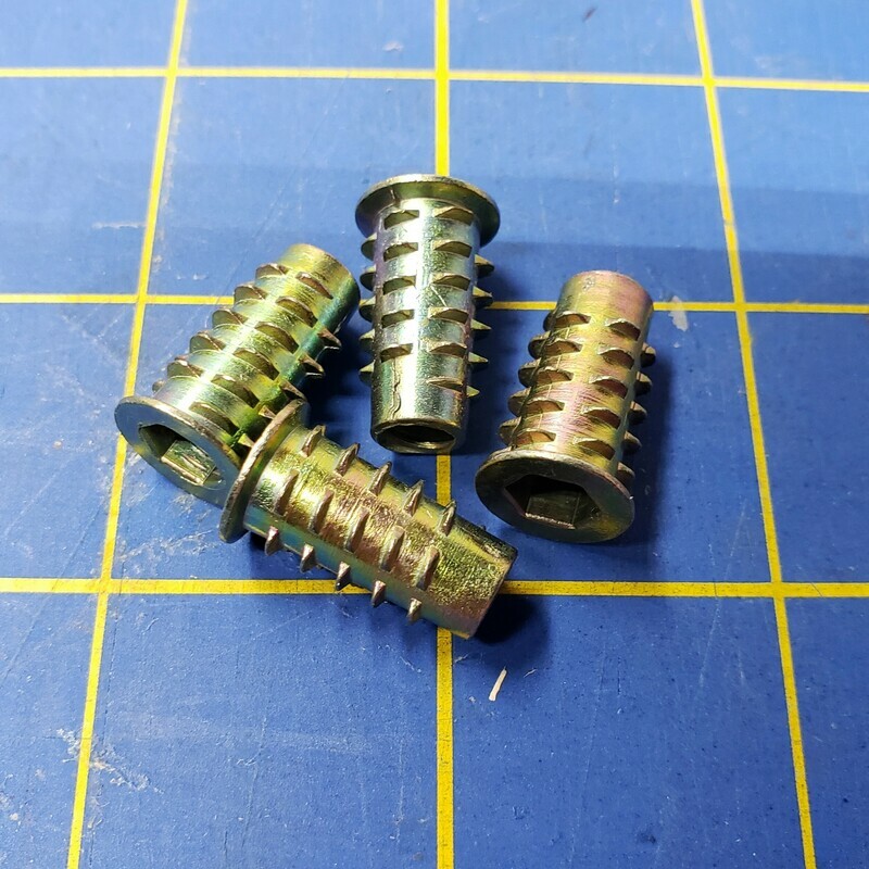 Leveling Sockets for T-Trak - Steel (Qty 4)