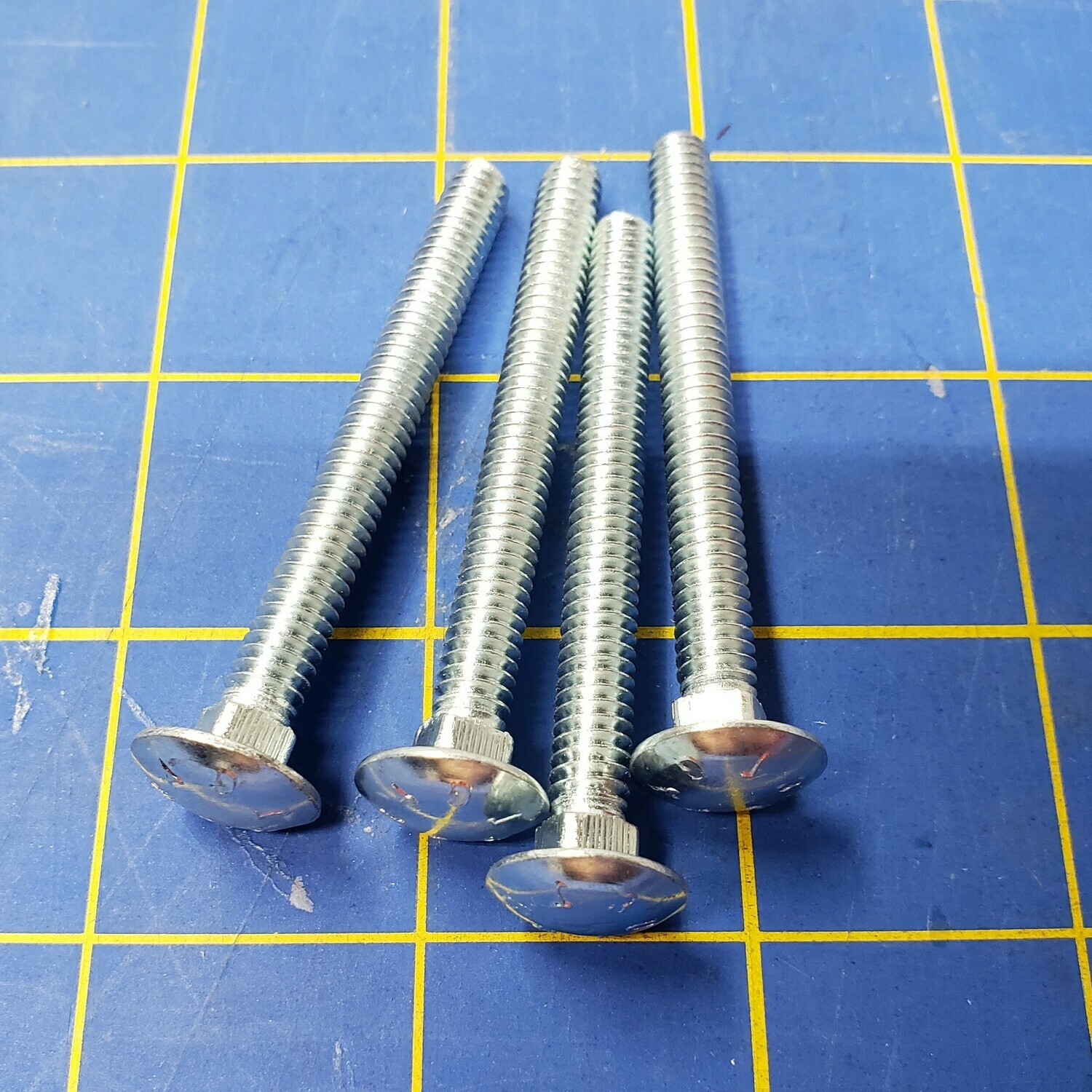 Leveling Screws for T-Trak - Steel Carriage Bolts (Qty 4)