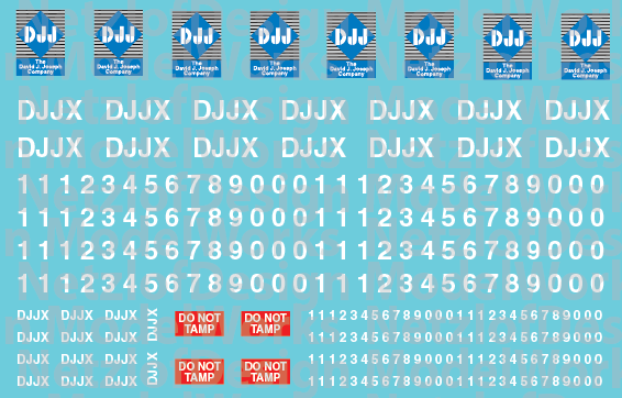 David J. Joseph Hopper Patch Decal Set (DJJX)