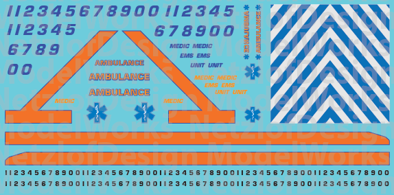 Generic Ambulance Decals