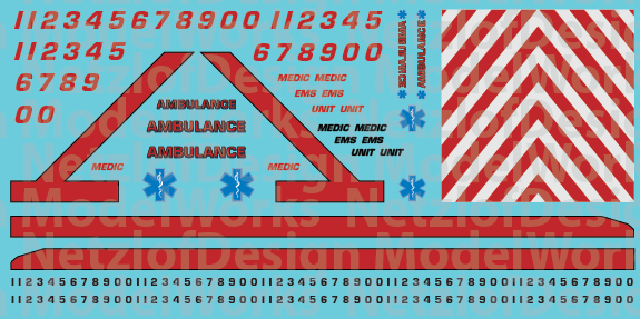 Generic Ambulance Decals