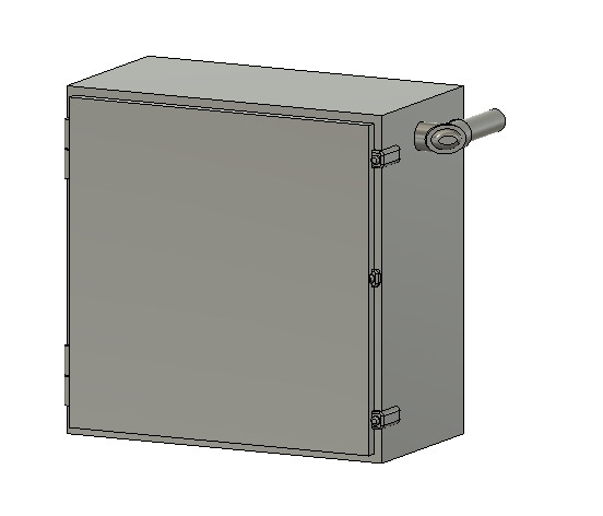 HO Scale Detail Parts - NS SD40E Cab Signal Box (Qty 4)