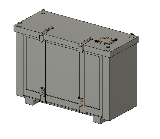 Locomotive Detail Parts - Conrail Cab Signal Box