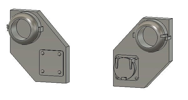 Locomotive Detail Parts - CSX Ditch Light Housings