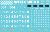 WFRX Lease Locomotive Decal Set