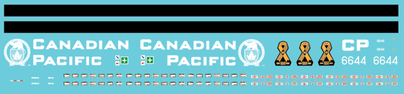 Canadian Pacific D-Day Memorial Unit 6644