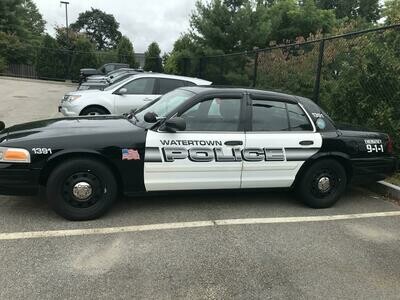 HO Scale - Generic Police Vehicle Decals Gray scale