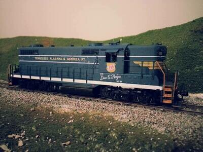HO Scale - Tennessee Alabama &amp; Georgia (TAG) Locomotive Decal Set