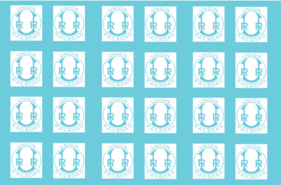 Union Railroad Logo Decal Sets