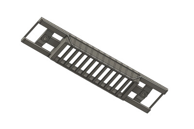 N Scale - PRR F25 Depressed Flat Car