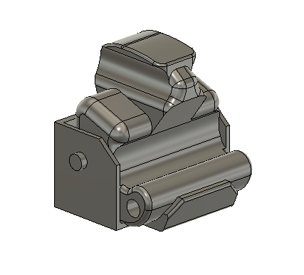 Locomotive Detail Parts - Spare Knuckle Coupler Part
