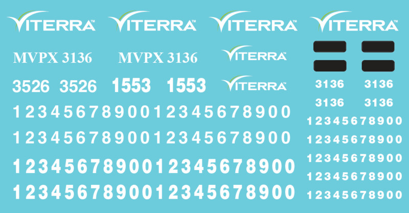 Viterra Locomotive Decal Set