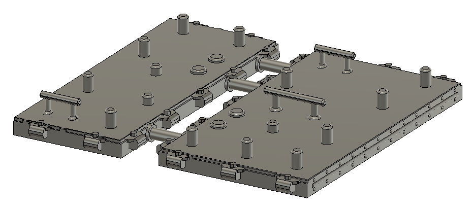 HO Scale Train Parts - LinkUP PTC 2 Piece Array (Qty 1)