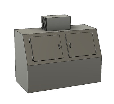 N Scale Detail Parts - Ice Machine (Qty 2)