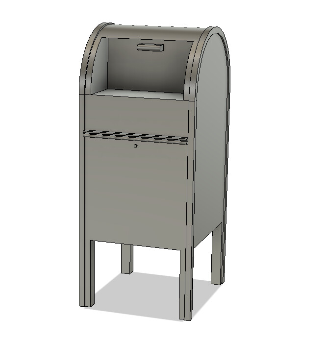 N Scale Detail Parts - Mailbox (Qty 2)