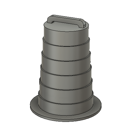 N Scale Detail Parts - Plastic Construction Barrel Detail Part (Qty 5)