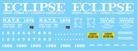 Eclipse Refining Modern Tank Car
