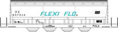 Penn Central Flexi-Flo Covered Hopper Decals (PC)
