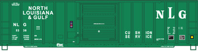 N Scale - North Louisiana and Gulf Railroad 50' Boxcar Decals (NLG)