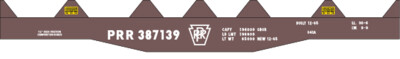 Pennsylvania Railroad G41a Coil Car (PRR) Decals