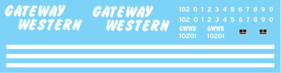 Gateway Western (GWWR) Red/White Caboose