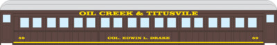 HO Scale - Oil Creek and Titusville (OCT) Excursion Coaches