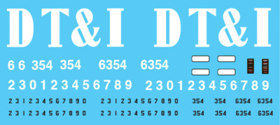 Detroit Toledo &amp; Ironton (DTI) Big Letter GT Patch out