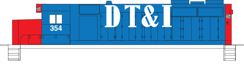 Detroit Toledo &amp; Ironton (DTI) Big Letter GT Patch out