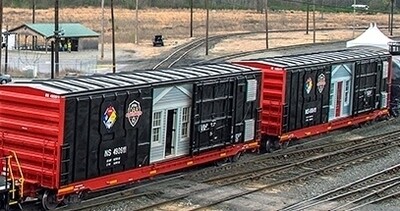HO Scale - NS Operation Awareness (OAR) program car Decal Set