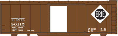 HO Scale - Erie Railroad 40ft Large Logo Box Car Decal Set