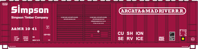 HO Scale - Arcata Mad River (Simpson) 50ft Box Car
