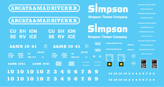 Arcata Mad River (Simpson) 50ft Box Car