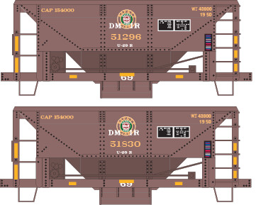 Duluth Missabe Iron Range Ore Car Safety Logo Decal Set