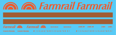 Farmrail Caboose Decal Set