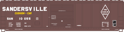 N Scale - Sandersville 50ft Box Car Decal Set