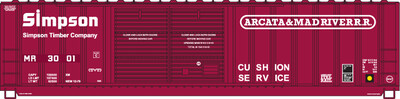 HO Scale - McCloud River Patch Out 50ft Box Car Decal Set