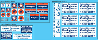 Westinghouse Logo Decal Sets