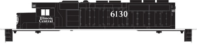 HO Scale - IC EMD Locomotive Death Star Scheme Decal Set