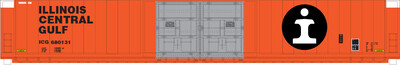 N Scale - Illinois Central Gulf 86' Auto Parts Boxcar Decal set