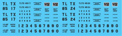 N Scale - Tilton Tomasso (TLTX) Ortner Hopper (Black Lettering)