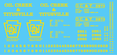 Oil Creek and Titusville Box Car 40ft Single Door