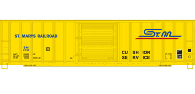 St Mary's Railroad Box Car Yellow Scheme Decal Set