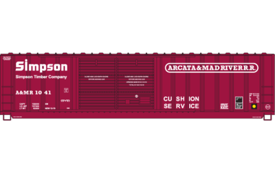 Arcata Mad River (Simpson) 50ft Box Car